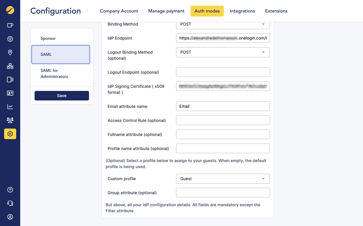 How to set up SAML authentication for your Visitors with OneLogin ...