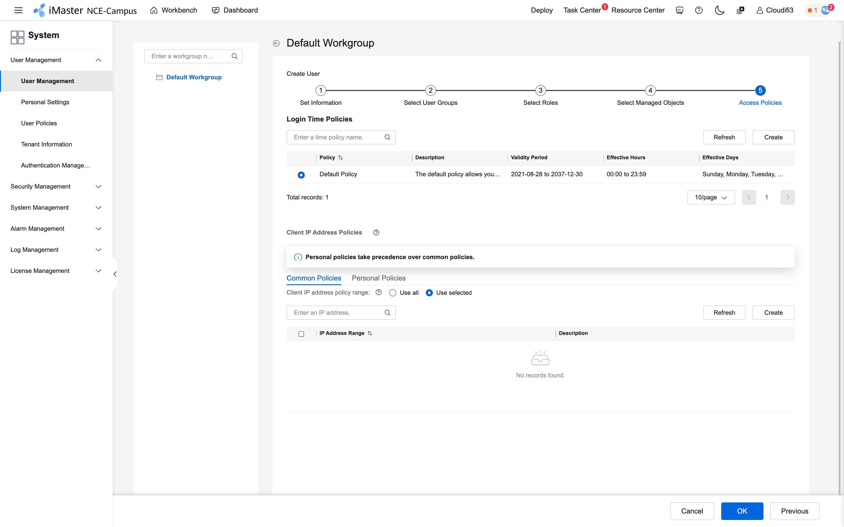 huawei_cloudi-fi_usermanagement_selectaccesspolicies.png