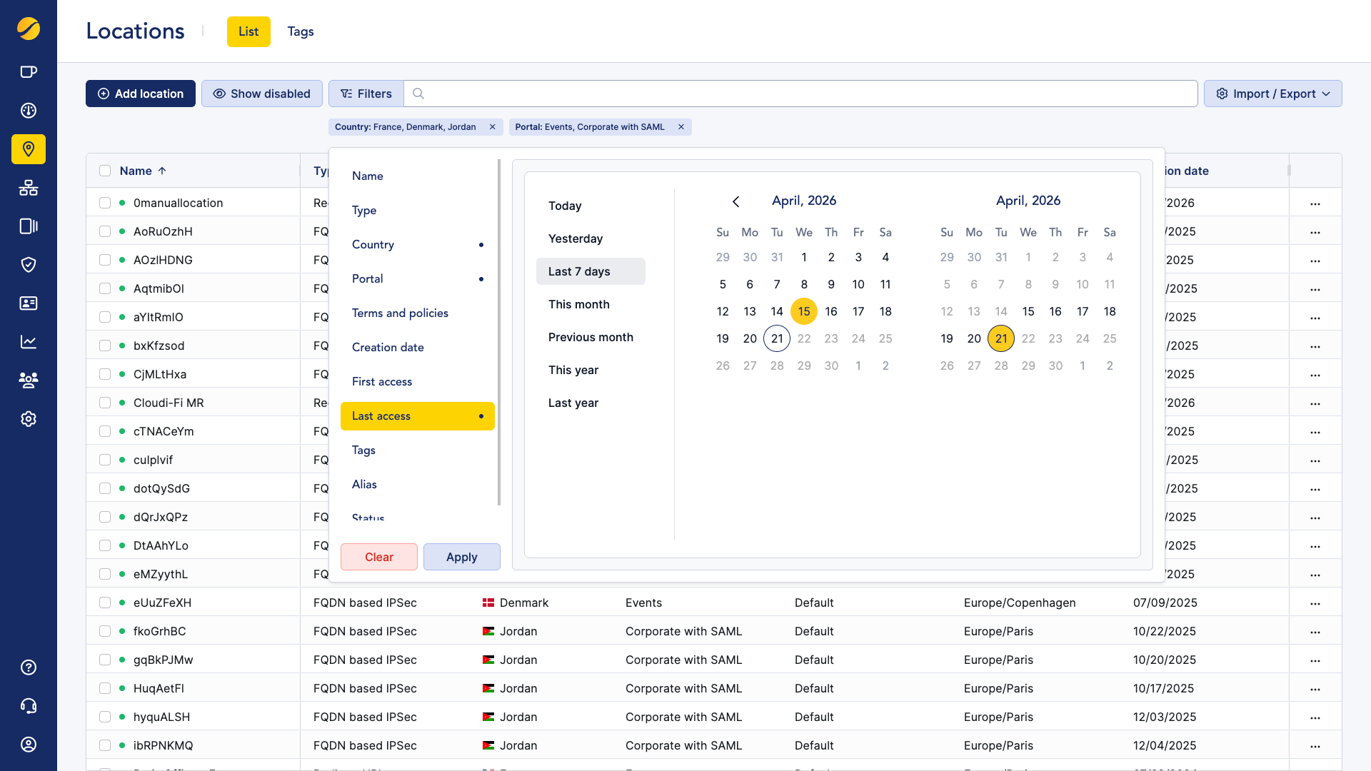 Cloudi-Fi Admin console - locations search filters.png