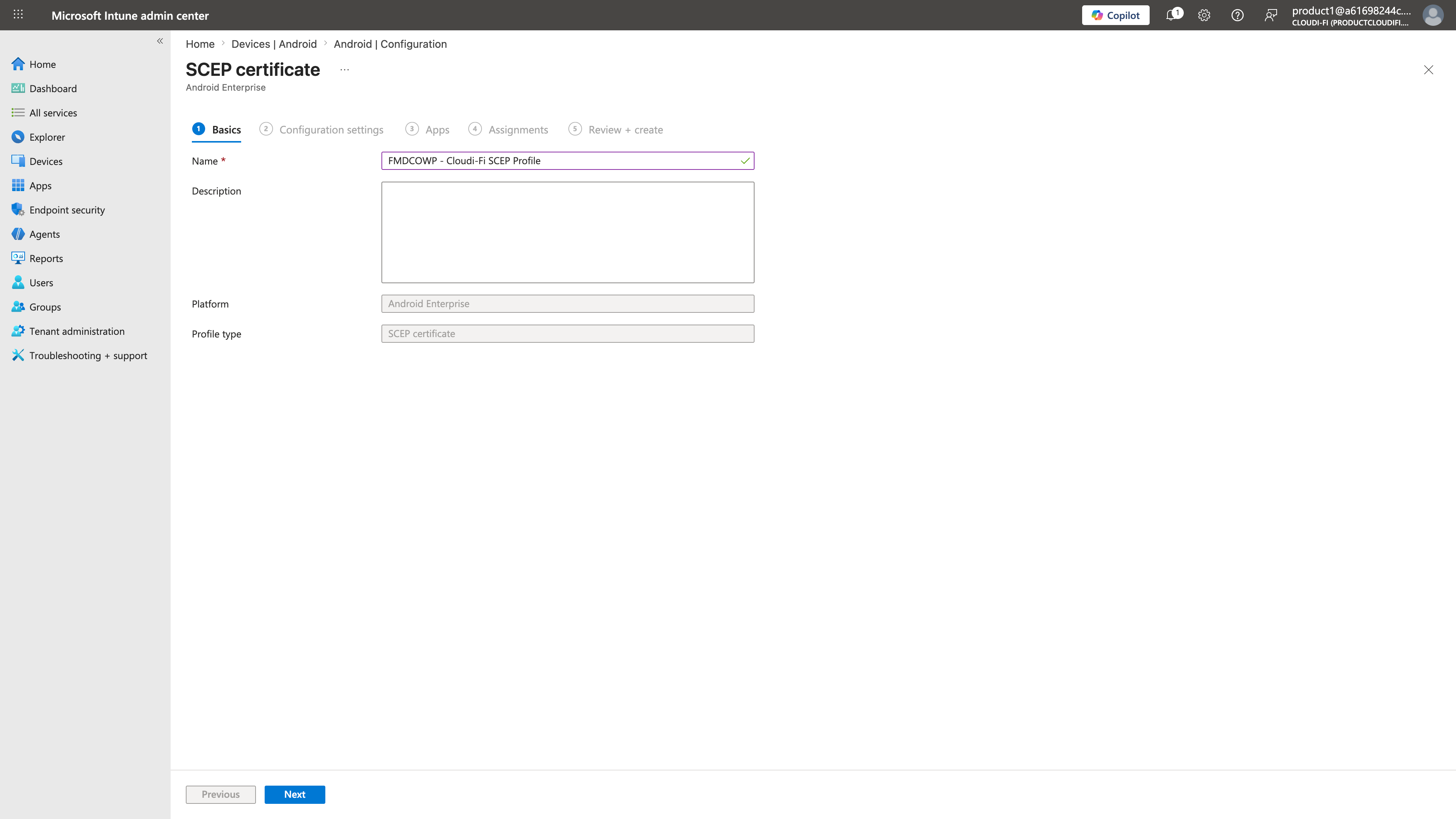 Intune - Configure SCEP profile for Cloudi-Fi PKI name.png